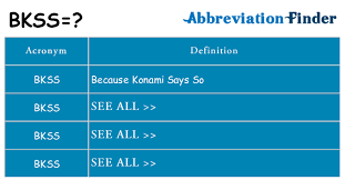 Thank you for posting your feedback online. What Does Bkss Mean Bkss Definitions Abbreviation Finder