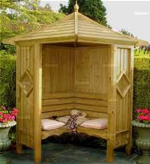 Take a look at our preferred choices together with reviews of the products and their top features. Corner Arbour 088 Bench Seats Wooden Slatted Roof
