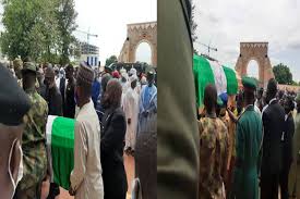 Lt gen attahiru die for military plane crash, togeda with 10 oda officers including di crew on dia way dem go lay di remains of nigeria late chief of army staff lt gen ibrahim attahiru to rest on saturday. Vybhjyxrzj45zm
