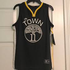 Наличие на складе в москве. Nba Authentics Shirts Tops Nwt Klay Thompson Official The Town Jersey Poshmark