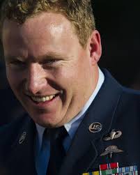 Hurlburt Field, Florida (January 19, 2018): U.S. Air Force Staff Sgt.  Christopher Lewis, a Combat Controller (CCT) with the 23rd Special Tactics  Squadron, was awarded the Silver Star by Lt. Gen. Brad