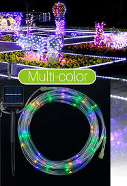 Rygb Solar Powered Led Rope Light Led Rope Lights Solar Led Solar