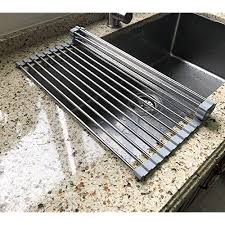 Rak piring stainless steel terbaik untuk kitchen set, model gantung, 2 susun atau 3 susun, ukuran kecil dari ikea, micoe, informa, the olive house, bistro. Buy 15 8 X 15 5 Rak Piring Kecil Pengeringan Attom Tech Rumah Menggulung Piring Rak Serbaguna Dilipat Stainless Steel Atas Wastafel Dapur Drainer Rak Untuk Cangkir Buah Sayuran Online In Indonesia B07hyyd4s1