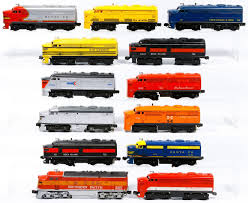 Lot 272 Lionel Model Train Locomotive Assortment Thirteen Plastic And Metal Lionel Model Alco Diesel Switcher Locomotives Model Trains Train Model Railroad