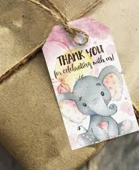 Elephant baby shower invitation templates free. Printable Favor Tags Custom Favor Tags Pink Elephant Favor Tag Floral Gift Tags Thank You Tags Instant Download Elephant Baby Shower Tags Paper Party Supplies Kromasol Com