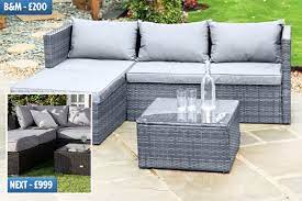 3 piece cushions for rattan furniture. B M S Stunning Garden Sofa Furniture Is 800 Cheaper Than Identical Set From Next