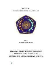 Samada dikenali ataupun tidak dikenali. Akhlak Pergaulan Dalam Islam 1 Docx Makalah Akhlak Pergaulan Dalam Islam Oleh Alfan Suhaili Badri Program Studi Ilmu Keperawatan Fakultas Ilmu Course Hero