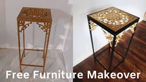 A wide variety of wrought iron dressing. How To Paint Metal Furniture Youtube