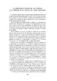 El personaje oyente en las "Coplas a la muerte de su padre", de Jorge  Manrique