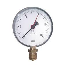 Vertical pressure gauge - Ø 80 mm - Display range 0 to 25 ...