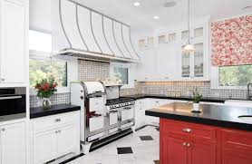 Black and white kitchen decor red. 20 Colors That Jive Well With Red Rooms