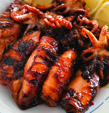 Panaskan minyak dan tumis bawang2 hingga naik bau. Resepi Sotong Bakar Sambal