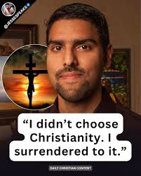Ex-Muslim apologist Nabeel Qureshi said, “I didn't choose Christianity. I  surrendered to it.” His faith cost family, community, and safety. He didn't  convert emotionally—he converted because Christ's claims were true,  demanding obedience