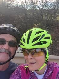 Riding 10 miles uphill to a friend's house