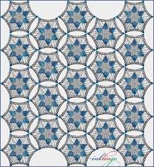 Golden Wedding Ring Gwr Designs Have Six Interlocking Rings Print The Shapes On The Wrong Side Of The Fa Wedding Ring Quilt Quilts Double Wedding Ring Quilt