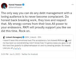 Kamal Haasan Thanks TN People