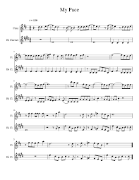 For any videos and other commercial projects; My Pace Stray Kids Sheet Music For Flute Clarinet In B Flat Woodwind Duet Musescore Com
