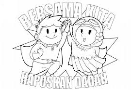 Gambar Pertandingan Mewarna Poster Antidadah Animal Worksheets Poster Art