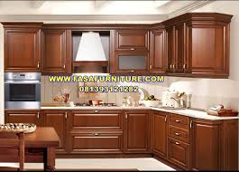 Desain dapur, kitchen set & ruang makan. Kitchen Kayu Jati Minimalis Sudut L Klasik Jual Kitchen Set Jati Terbaru Desain Kitchen Set Rumah Model Mewah Jual Kitchen Set Jati Har Kayu Jati Kayu Desain