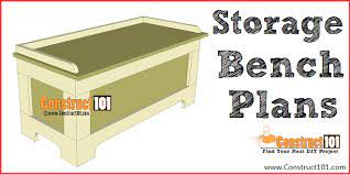 Building a wooden storage bench for your garden is easy, but your need to plan everything from the beginning. Storage Bench Plans Free Pdf Download Construct101