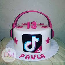 Tik Tok Headphones Cake 14th Birthday Cakes Brithday Cake My Birthday Cake