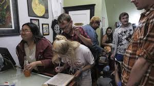 Serving the community since 2004 we have a team of award winning artists who are highly capable of making your body art dreams come to reality. Customers Flock To San Francisco S Castro Tattoo For Friday 13th Tattoos Abc7 San Francisco