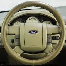 Full floor console with covered box. Ford Taurus Leather Steering Wheel Cover By Wheelskins Shopsar Com