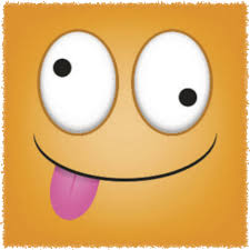 Hi Visage Carre Orange Fou Qui Tire La Langue Emoticone Clipart Cartoon Telechargement Gratuit Et Sans Inscriptio Visage Carre Fond Transparent Emoticone