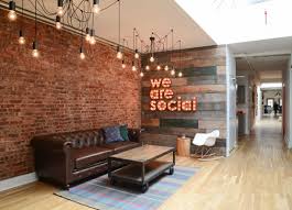 Inside We Are Social S Gorgeous Office In New York City Officelovin Innovative Office Innovative Office Design Industrial Interior Design