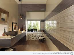Small accent wall tile ideas 15 Creative Bathroom Tiles Ideas Home Design Lover Bathroom Interior Design Modern Bathroom Tile Italian Bathroom