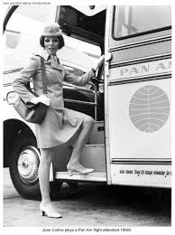 Joan Collins Plays A Pan Am Flight Attendant 1960 S Photo Credit To The Pan Am Historical Foundation At Http Pan American Airlines Pan American Joan Collins