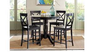Shop for counter height dining sets in dining room sets. Dining Room Sets Rooms To Go Brynwood Black 5 Pc Counter Height Dining Set X Back Stool 7228211p Dining Room Sets Dining Room Table Set Interior Design Dining Room