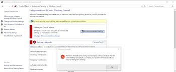 Unable To Turn On Windows Firewall Windows 10 Forums