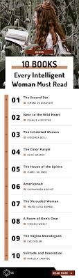 10 Books Every Intelligent Woman Must Read Books Every Intelligent Woman Bildung Book Club Books Books To Read Books