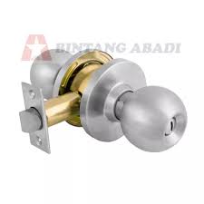 Daftar harga kunci pintu kaca terbaru juli 2021. Jual Dekkson Kunci Pintu Kamar Mandi Bulat 60 Mm Dks 8587 Bk Sss Tokokoe