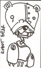 Robot Bear From Http Www Rollinkunz Com 2009 09 01 Archive Html Game Design Design Winner Winner Chicken Dinner