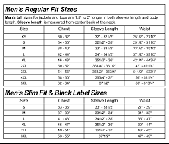 sizing chart darling downs harley davidson