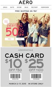 Aeropostale Coupons Everything Is 50 Off 10 Off 50 More At Aeropostale Aeropostale Coupon Apps Coupons