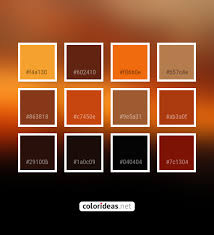 Royal breeze and morning orange stn. Brown And Orange Color Palette