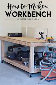 Black And Decker Tool Bench Instructions How To Build A Rolling Workbench With This Simple Diy Plans Building A Workbench Rolling Workbench Diy Plans