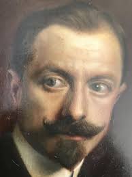 Portrait de Paul Elie Ranson par D.M (Maurice Denis?) début XX siècle