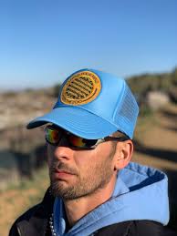 Flower of Life Trucker Cap (baby Blue)