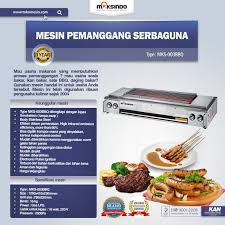 Panggangan sosis ini juga sangat cocok sekali digunakan untuk keperluan atau kebutuhan di rumah sendiri. Mesin Panggangan Sosis Sate Barbeque Maksindo