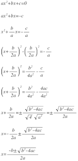 Quadratic Formula Derived Math Methods Studying Math Maths Algebra Formulas