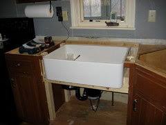 Some sinks will often come along with their own templates against which you can mark out these shapes and dimensions. Laminate Countertops Apron Front Sink Is It Possible