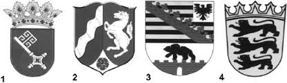 The rose of lippe is taken as a large part of the state was part of the principality of lippe. Frage 391 Welches Wappen Gehort Zum Bundesland Nordrhein Westfalen Einburgerungstest Online De Alle 300 Fragen Mit Antworten