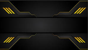 Abstract Metallic Yellow Orange Black Frame Design Innovation Concept Layout Background Black Background Design Youtube Channel Art Photo Logo Design