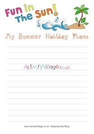 Entdecke rezepte, einrichtungsideen, stilinterpretationen und andere ideen zum ausprobieren. Summer Holiday Plans Printable