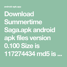 Download Summertime Saga Apk Android Apk Files Version 0 100 Size Is 117274434 Md5 Is B1e93e0fab5c825121ec106f53c6a8e4 By This Ver Summertime Download App Saga