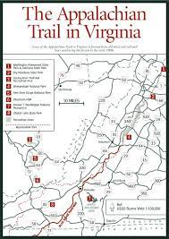 The Appalachian Trail In Virginia Map Appalachian Trail Virginia Mountains Appalachian